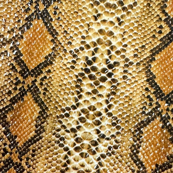 Free People Western Bohemian Snakeskin Wild Horses Vegan Pants Jeans Size 4 Boho - Picture 9 of 12